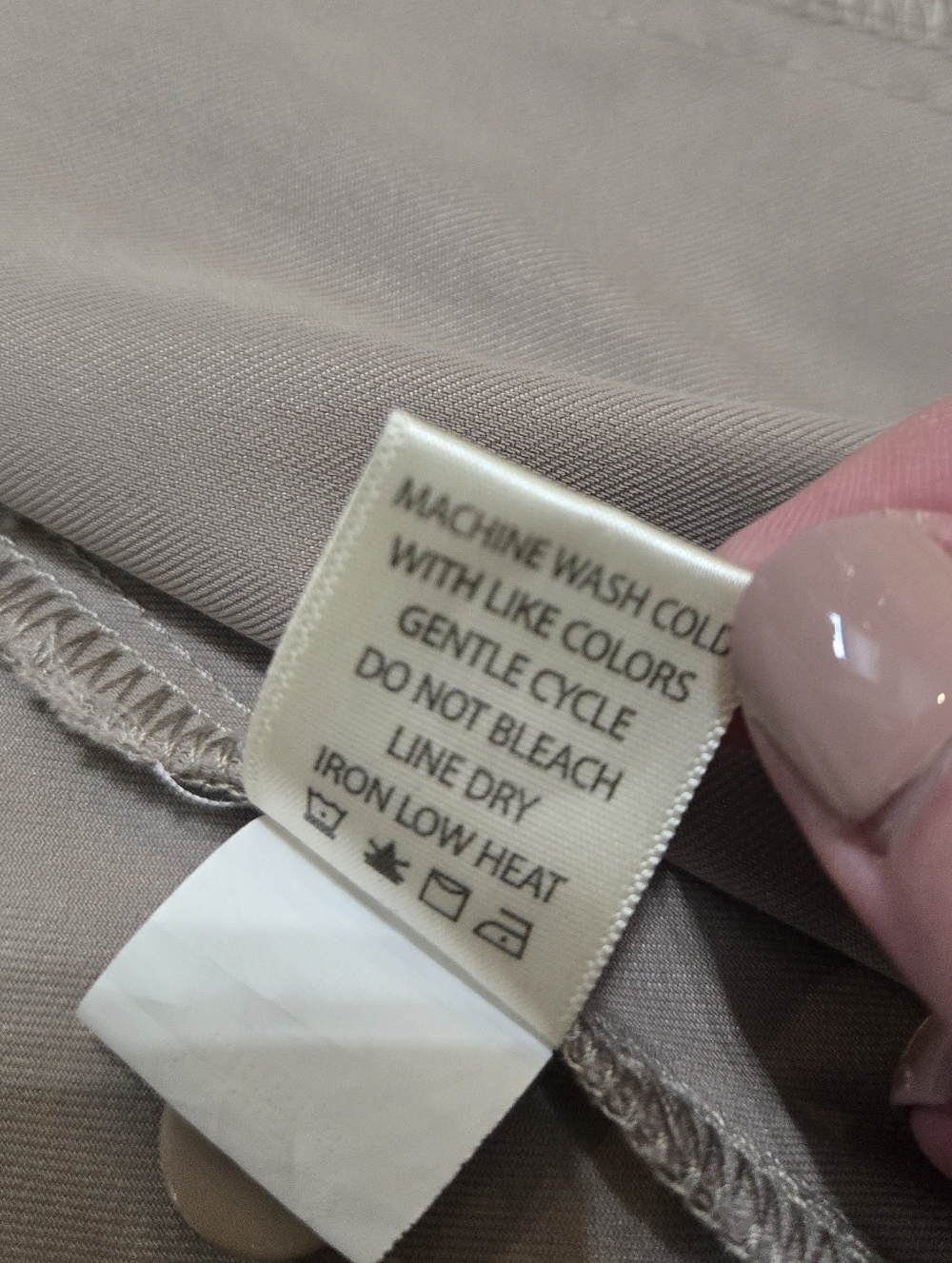 Max Studio Tan Draped Open Front Flowy Jacket - Picture 8 of 8